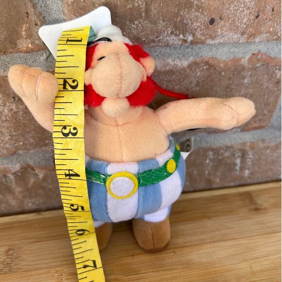 Vintage 1999 Asterix Comic Book Obelix Plush Stuffed Toy Made in Germany - Picture 3 of 8